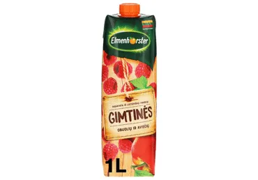 GIMTINĖS obuolių ir avieč. sulčių gėr. ELMENHORSTER (30%), 1 l