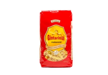 GINTARINIAI makaronai (sraigteliai), 400 g