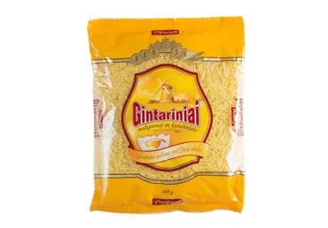GINTARINIAI vermišeliai su kiaušiniais, 400 g