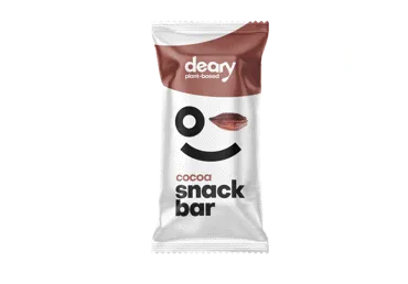 Glaistytas augalinis batonėlis DEARY, šokolado skonio, 40 g