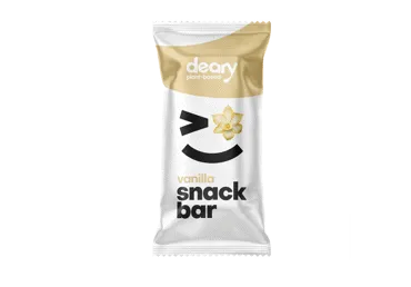Glaistytas augalinis batonėlis DEARY, vanilės skonio, 40 g