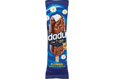 Grietininiai glaistyti ledai vanilės skonio DADU, 63 g