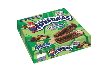 Glaistytas vanilinis plombyras NYKŠTUKAS su migdolais, 320 ml / 252 g