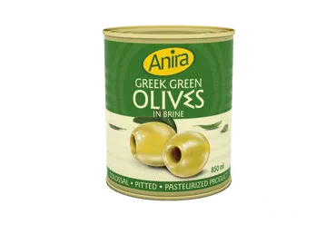 Graikiškos žaliosios alyvuogės ANIRA be kauliukų, 820 g