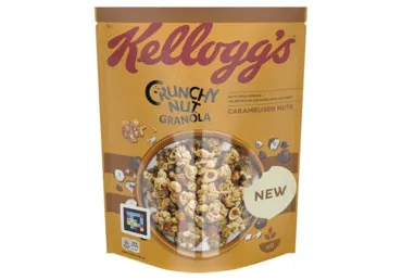 Granola KELLOGG'S su karamele ir riešutais, 380 g