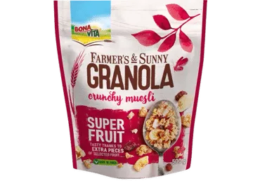 Granola BONA VITA, su vaisiais, 500 g