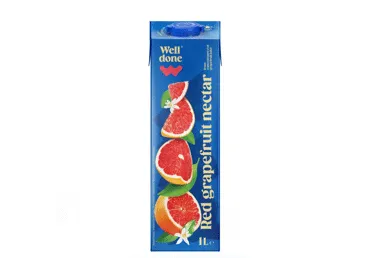 Greipfrutų nektaras WELL DONE, TETRA PAK, 1 l