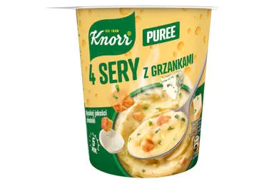 Greitai paruošiama bulvių košė KNORR, keturių sūrių skonio, 50 g