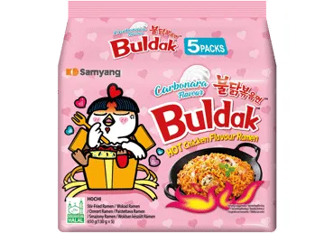 Ātri pagatavojamas nūdeles SAMYANG Carbonara 5x130g