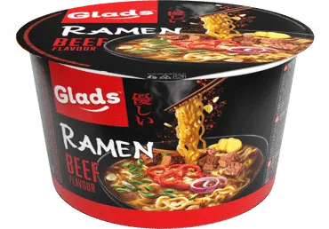 Ātri pagatavojamas nūdeles GLADS Ramen liellops 105g