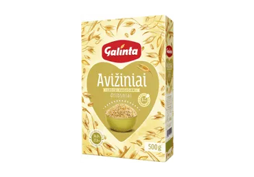 Greitai paruošiami avižiniai dribsniai GALINTA, 500 g