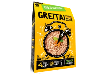 Greitai paruošiami avižų dribsniai DOBELE, 500 g