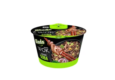 Ātri pagatavojamās nūdeles GLADS Wok Soba 95g