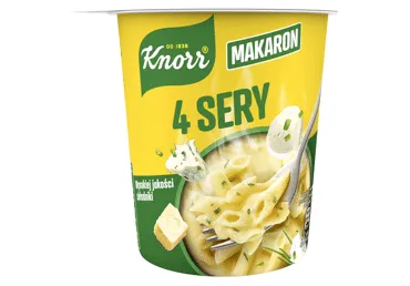 Ātri pagatavojami makaroni KNORR 4 sieru 66g