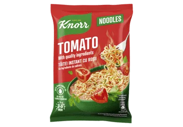 Ātri pagatavojamas nūdeles KNORR ar tomātu garšu 65g
