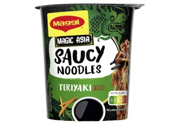 Greitai paruošiami makaronai su padažu saldžiarūgščio čili skonio MAGGI, 75 g