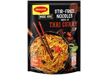 Greitai paruošiami makaronai MAGGI Tailand. kario pad.skonio, 128 g