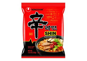 Greitai paruošiami makaronai NONGSHIM SHIN RAMYUN, 120 g