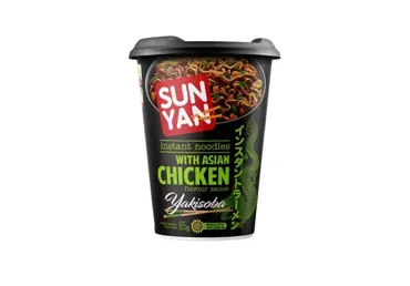 Greitai paruošiami makaronai SUN YAN YAKISOBA, vištienos sk., 85 g