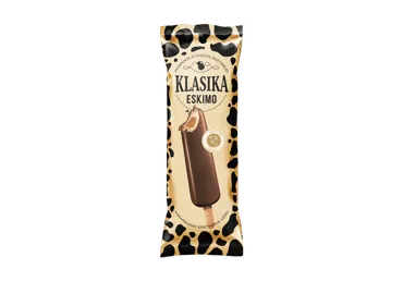 Grietininiai ledai KLASIKA ESKIMO su karamelės įdaru, 60 g
