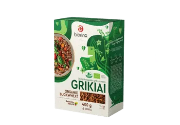 Grikiai BIORINA (ekologiški), 400 g