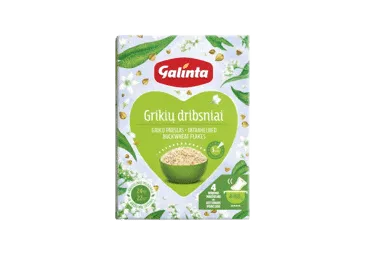 Grikių dribsniai GALINTA, 4 x 60 g, 240 g