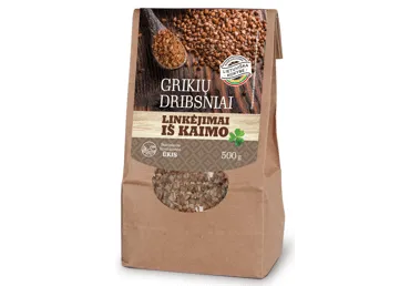 Grikių dribsniai LINKĖJIMAI IŠ KAIMO, 500 g