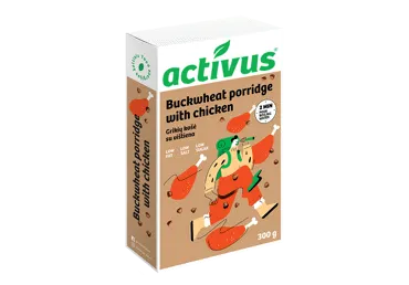 Grikių košė ACTIVUS (su vištiena), 300 g
