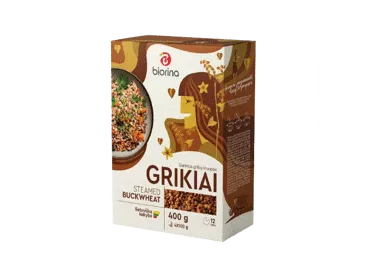 Grikių kruopos BIORINA, 400 g