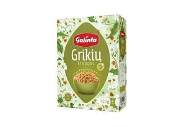 Grikių kruopos GALINTA (4 x 100 g), 400 g