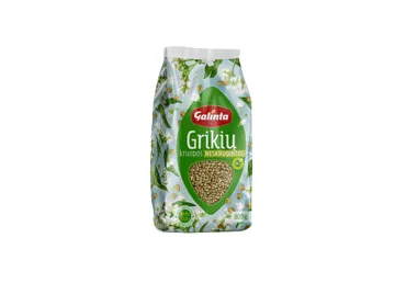 Grikių kruopos GALINTA (neskrudintos), 800 g