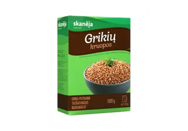 Grikių kruopos SKANĖJA (4 x 125 g), 500 g