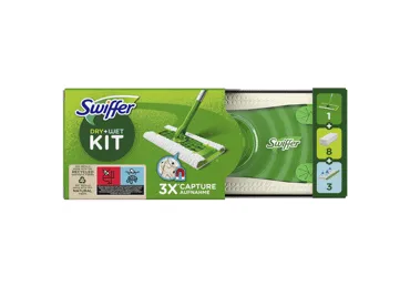 Grindų šluosčių ir šluotos rinkinys SWIFFER, 1 vnt.