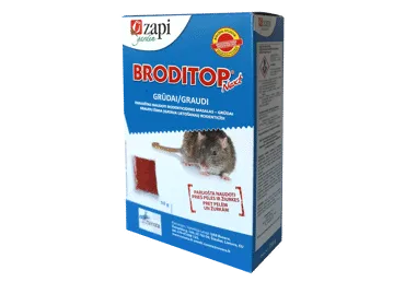 Grūdai BRODITOP nuo pelių ir žiurkių, 150 g