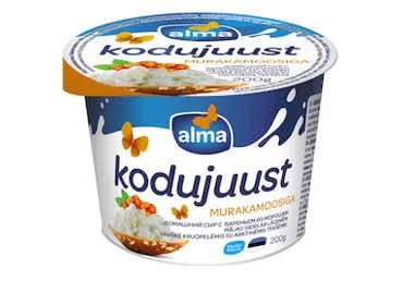 Grūdėtoji varškė su arktinėmis tekšėmis ALMA, 5 % rieb., 200 g