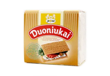 Grūdų paplotėliai DUONIUKAI su ruginiais miltais, 80 g