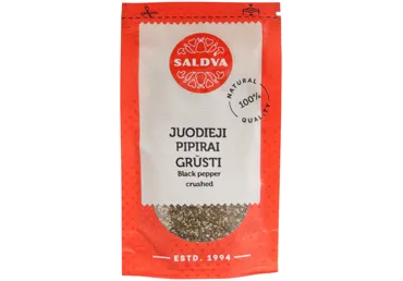 Grūsti juodieji pipirai SALDVA, 25 g