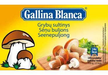 Grybų sultinys GALLINA BLANCA, 80 g
