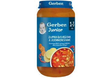 Guliašo sriuba GERBER su bulvėmis, 250g