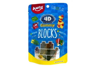 Želejas konfektes Blocks AMOS 72g