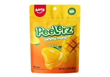 Guminukai  AMOS PEELERZ, mangų skonio, 65 g