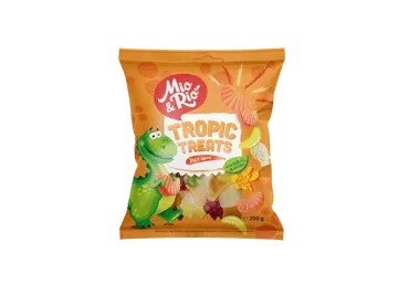 Guminukai (atogrąžų vaisių mišinys), 200 g