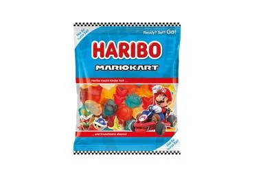 Guminukai HARIBO MARIO KART, vaisių skonio, 160 g