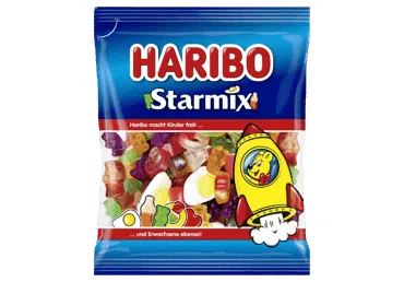 Košļājamās konfektes HARIBO Starmix 100g