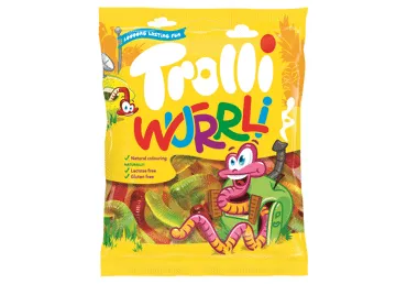 Guminukai kirminai TROLLI WURRLI, 100 g