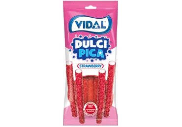 Želejas konfektes VIDAL Sour Strawberry Pencils 90g