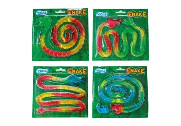 Želejas konfekte Čūskas 66g, Vidal