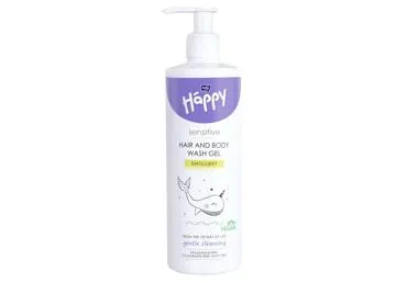 Dušas želeja 2in1 HAPPY Sensitive 400ml