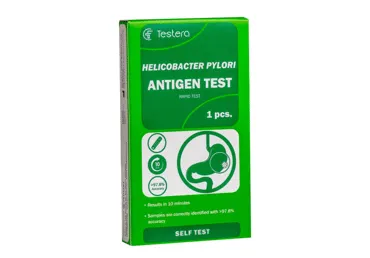 Helicobacter Pylori testas TESTERA, 1 vnt.