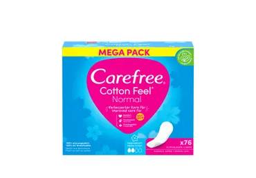 Higieniai įklotai CAREFREE COTTON FRESH, 76 vnt.